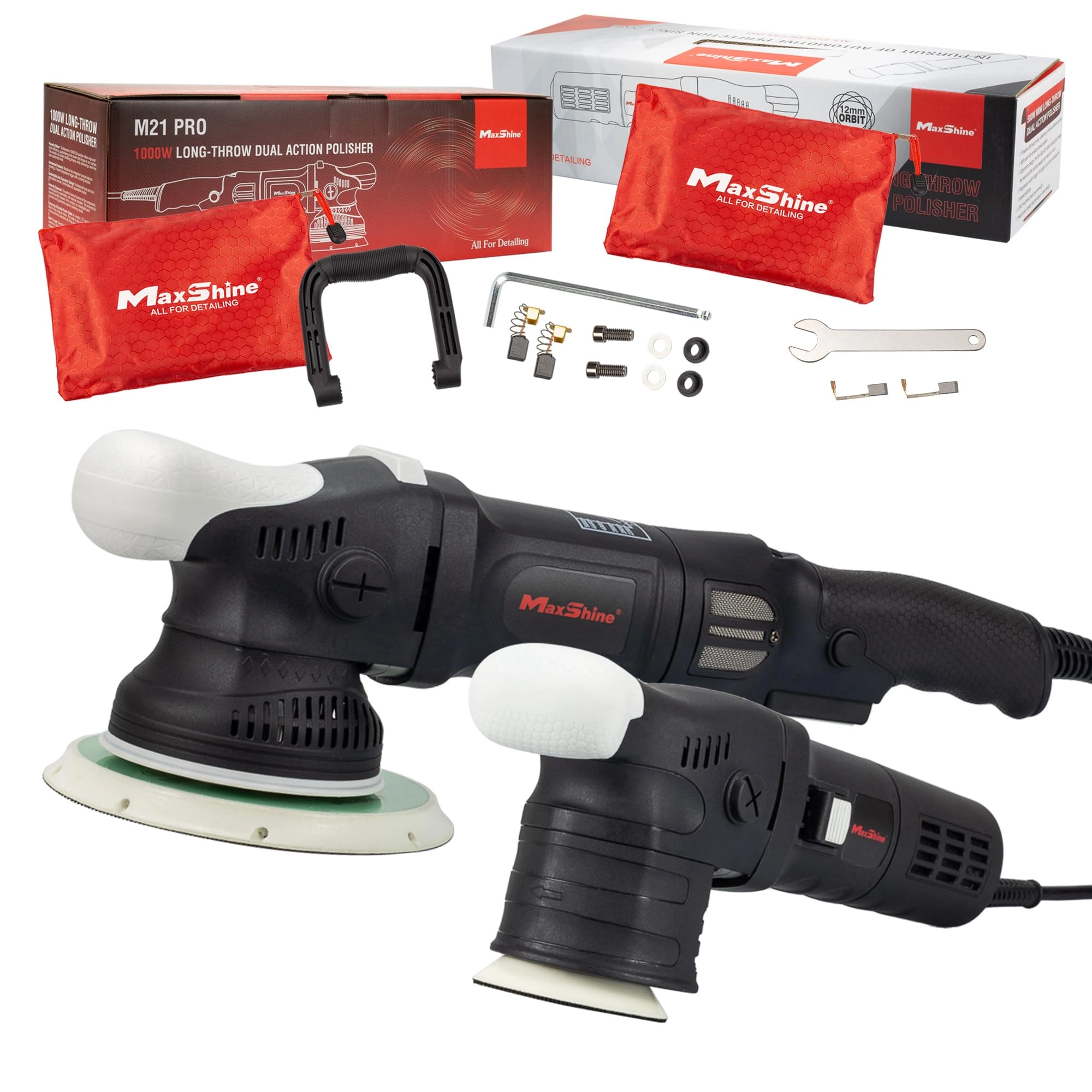 MaxShine M21 Pro - 21mm 6" + M312 - 12mm 3"