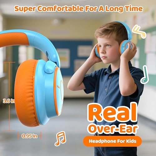 Kids Headphones - Bluetooth 5.3 Volume Limited 68 Hours Playtime
