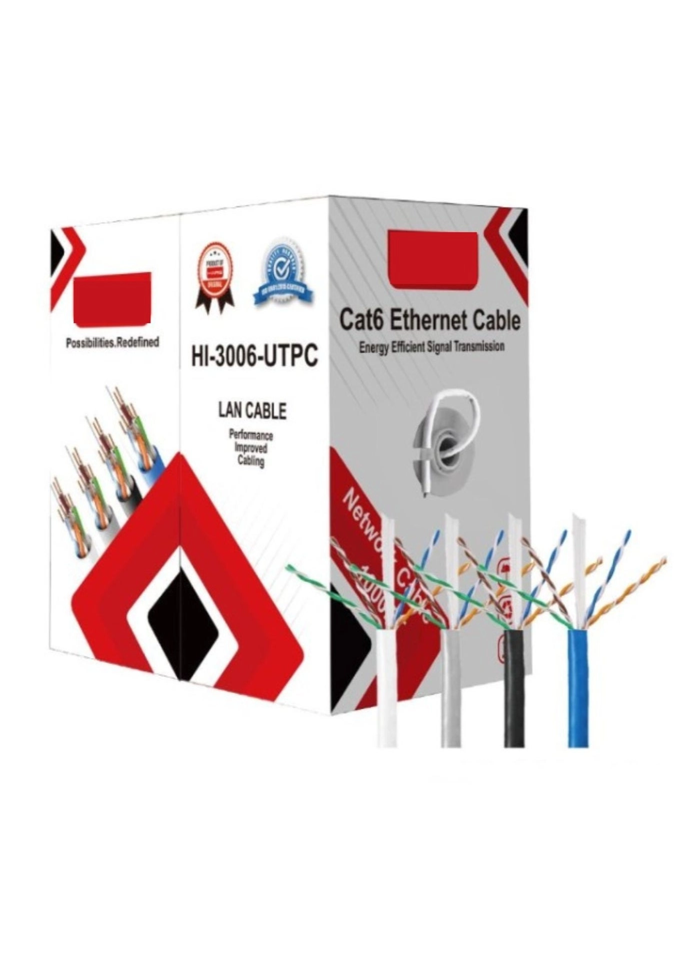 Terabyte CAT6 UTP ETHERNET CABLE - 1000FT