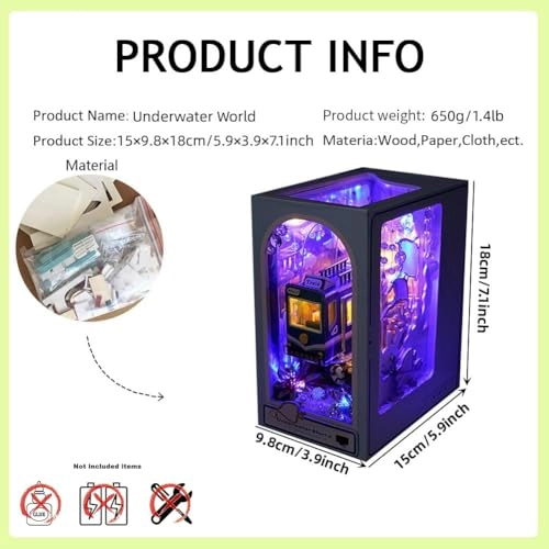 3D Wooden Book Stand Puzzle - 1：24