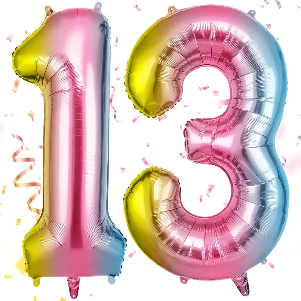 Number 13 Balloons - 2 piece(s) Birthday