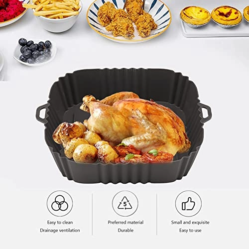 Square Silicone Air Fryer Liner - Silicone 1 piece(s)