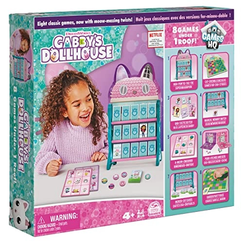 Gabby's Dollhouse Games HQ - 8-in-1