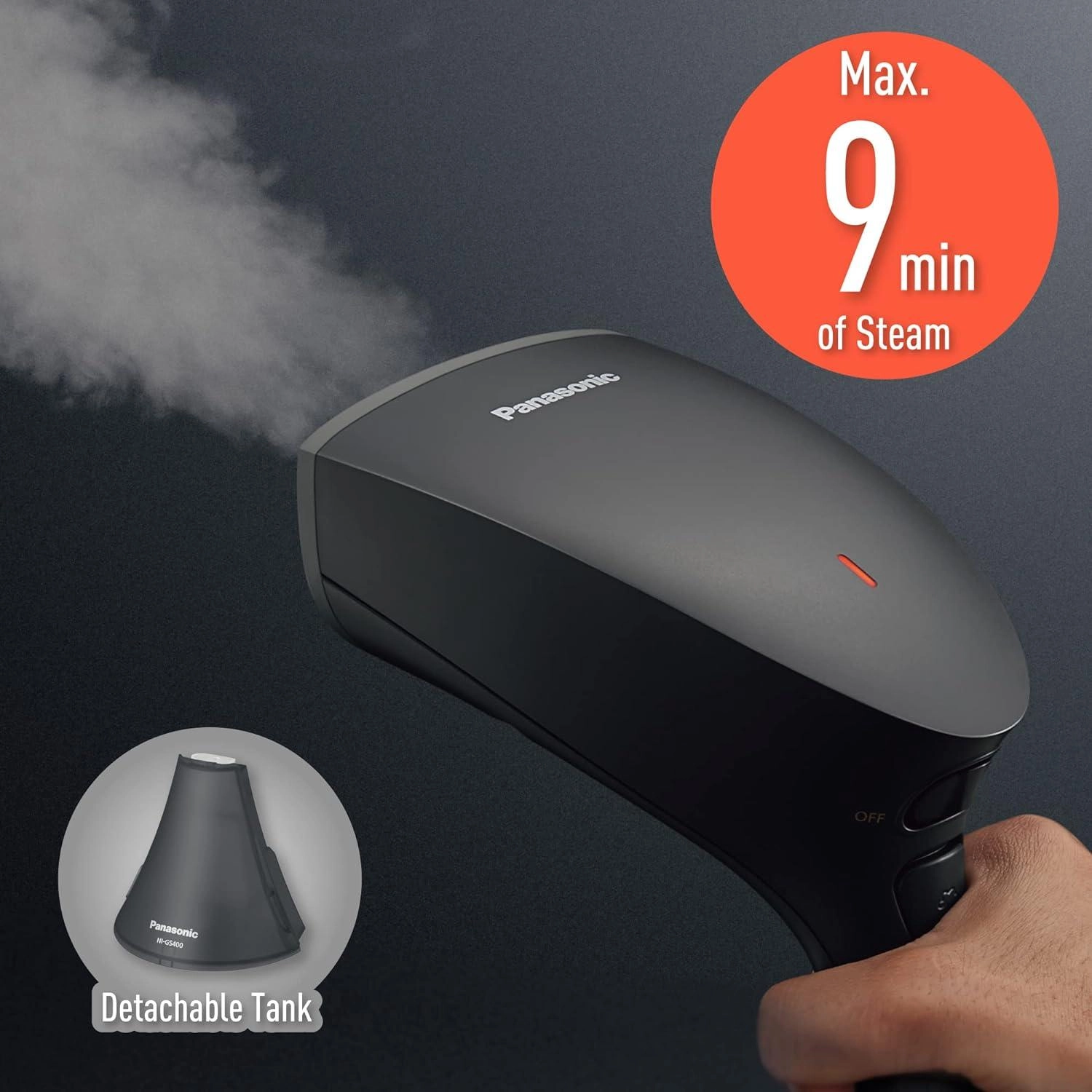 Hand Held Garment Steamer - NI-GS400HTH 160 ml Black