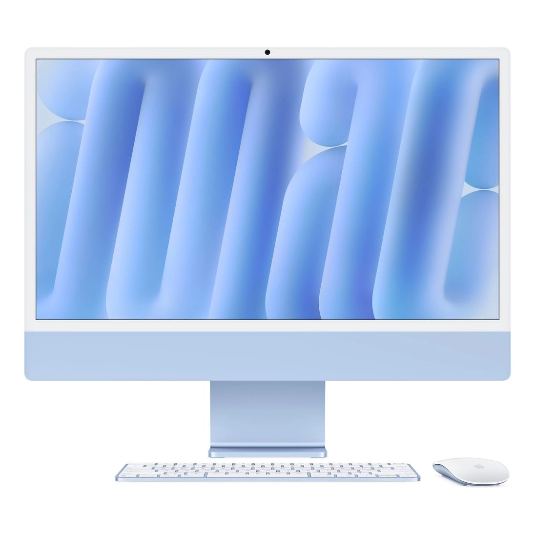 Apple iMac 24-inch M4 10-core CPU and 10-core GPU, 16GB, 256GB SSD - Blue