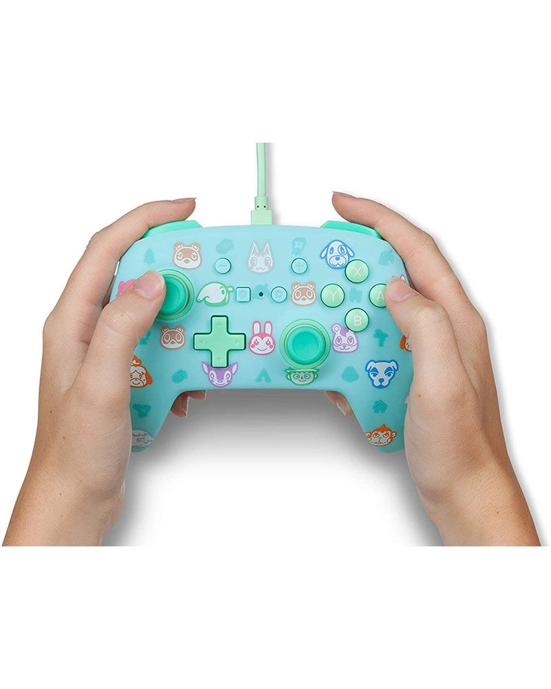 Enhanced Wired Gaming Controller - Animal Crossing Nintendo Switch