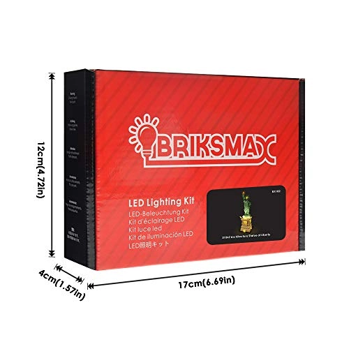 Led Lighting Kit for LEGO 21042 Architecture Statue of Liberty