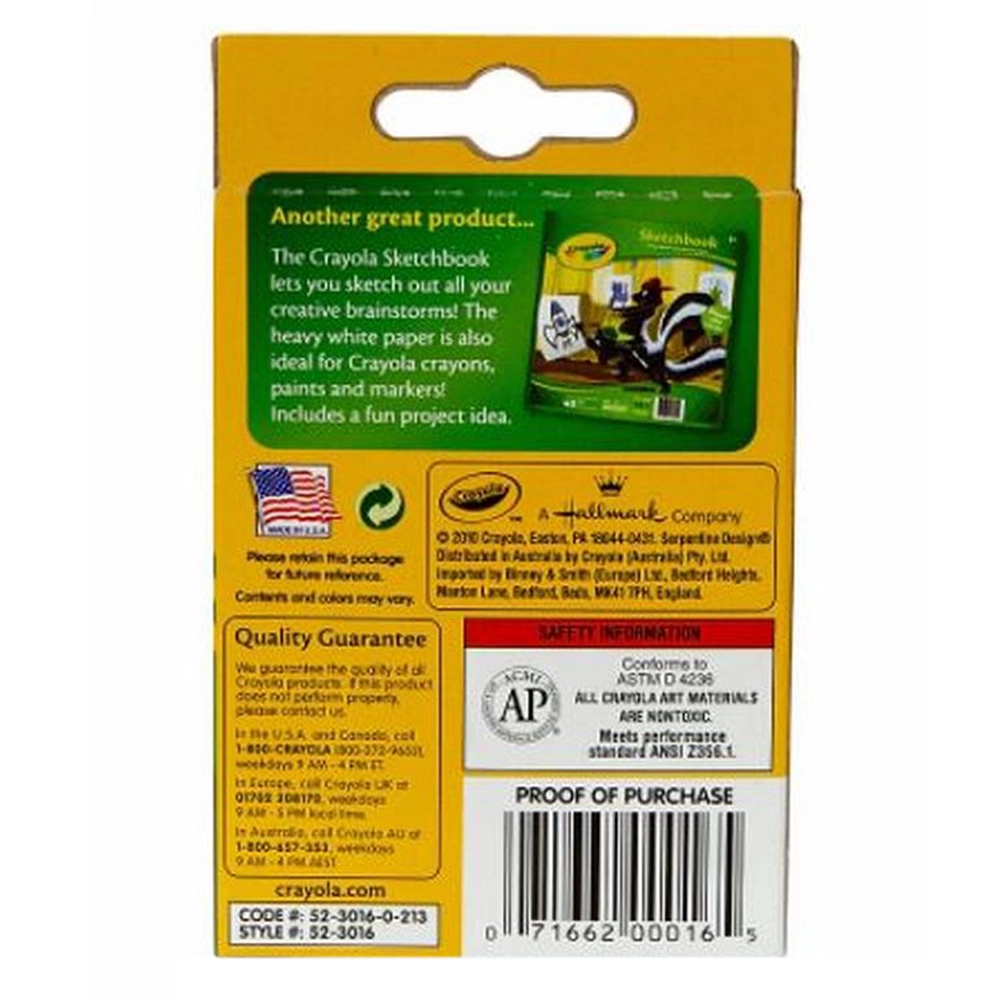 Ultra-Clean Washable Large Crayons - 16 Ct