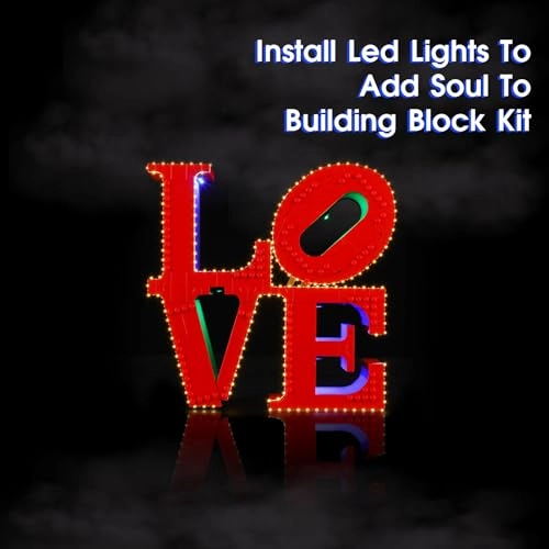LED Light for Lego 31214 Art Love Sculpture Set