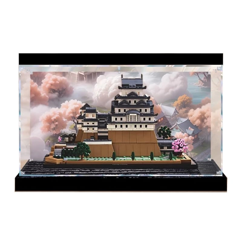 Display Case for LegoArchitecture 21060 - 40x30x30cm High Bottom