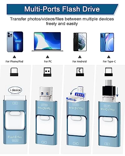 UD203 - USB 3.0 iOS Micro USB Type-C 512GB