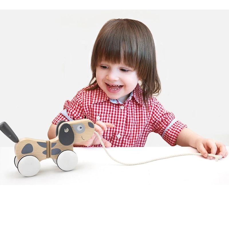 Pull Along Puppy - Wooden toys Suitable for 18 months & above