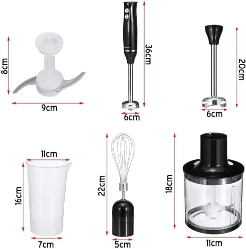 4 in 1 Hand Blender - 500W