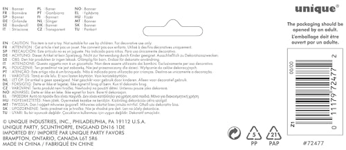 Happy Birthday Pennant Banner - 1 piece(s) Birthday