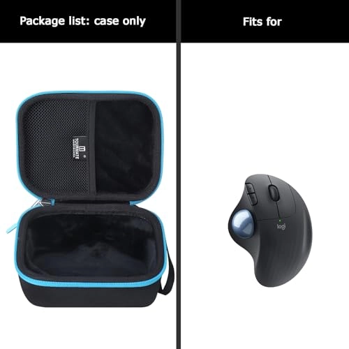 Hard Travel Case for Logitech Ergo M570 M575 / Nulea Wireless Trackball Mouse - USB