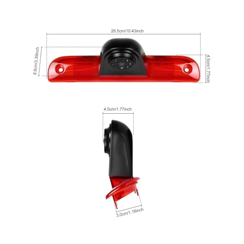 Car Rear View Camera - Night vision Composite video 648(H) x 488(V)