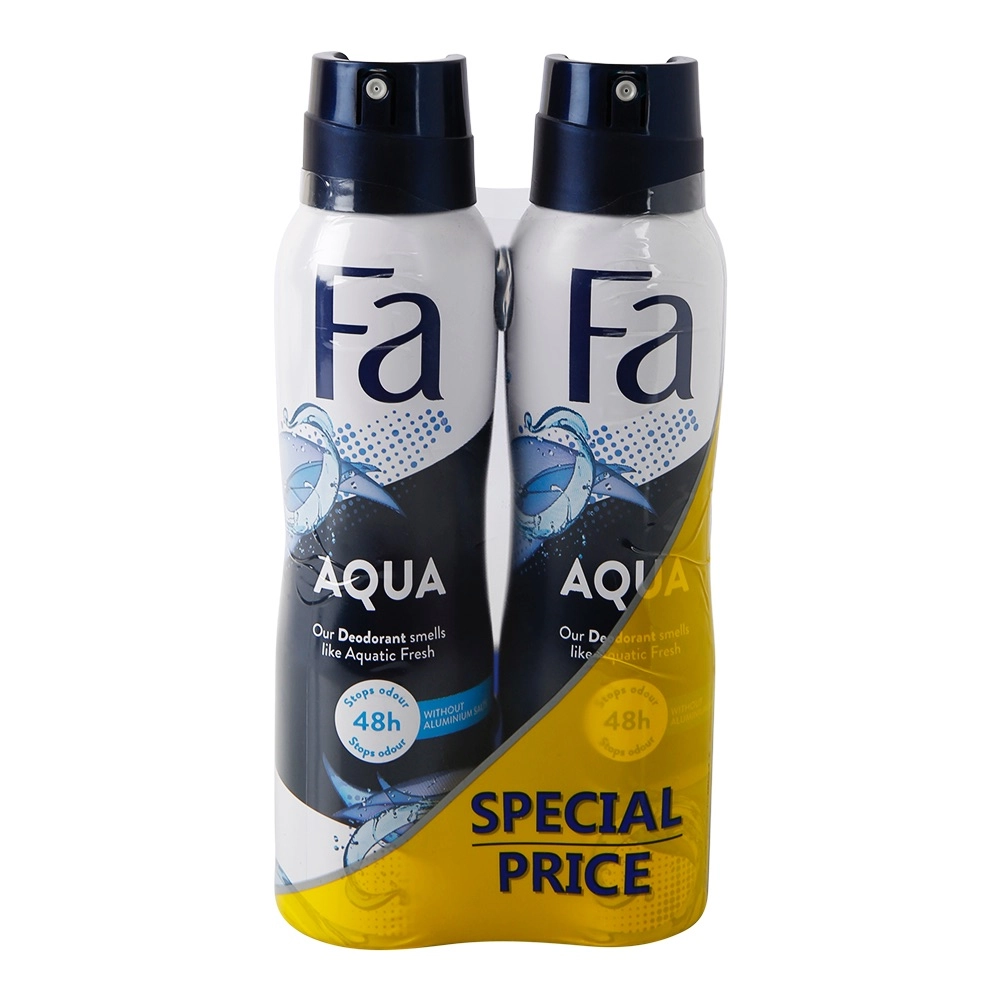 Fa Aqua Deodorant Spray - 2 x 150 ml