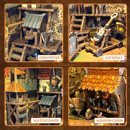 Book Corner Kit - DIY Wood 13 x 13.3 x 19.5 cm