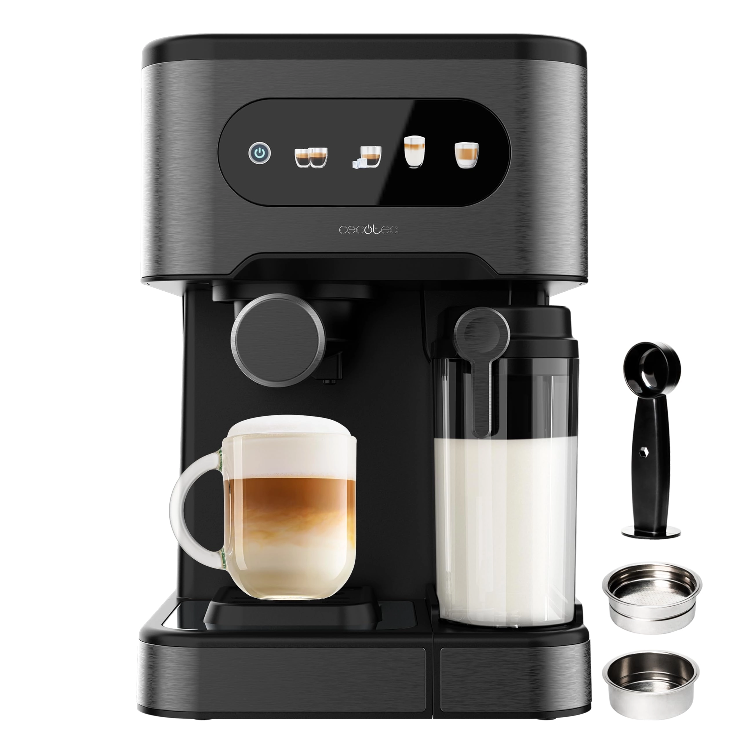 Power Espresso 20 Touch - 20 Bar Thermoblock Milk Frother