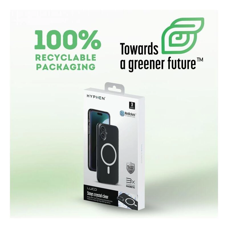 LUCD Clear Case with MagSafe for iPhone 16 (6.1)