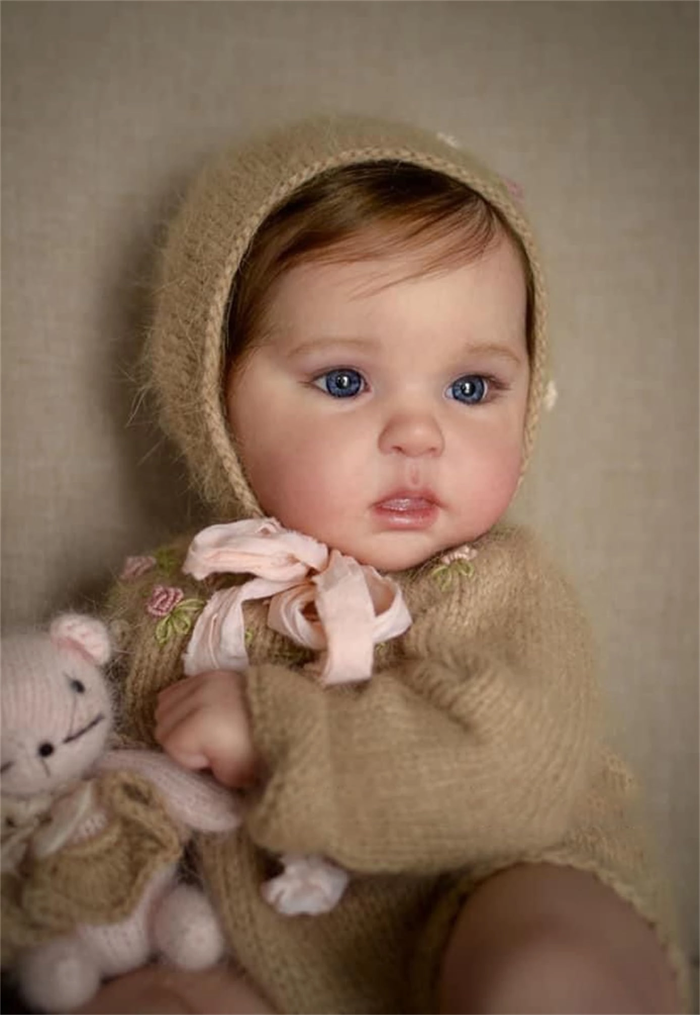 Reborn Baby Doll - 20 inches Cotton Silicone Vinyl