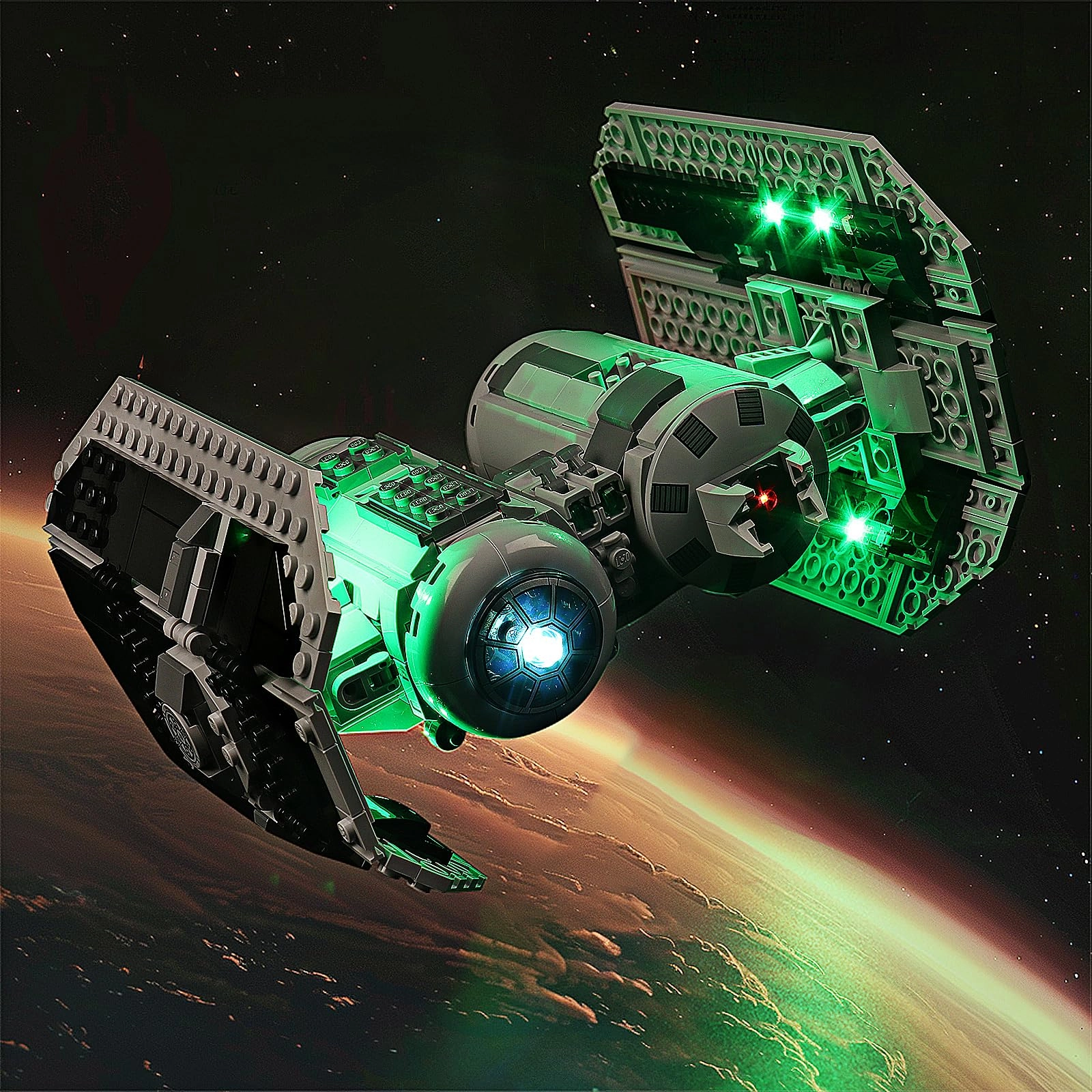 Brickshining LED Lighting Compatible with Lego TIE Bomber 75347