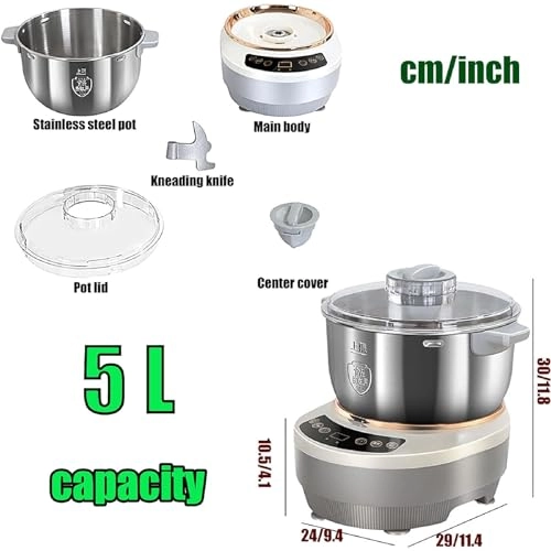 Dough Kneading Machine - 5L 250 watts