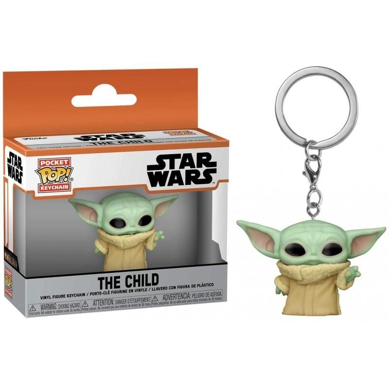 POP! Mandalorian - Child With Cup Keychain