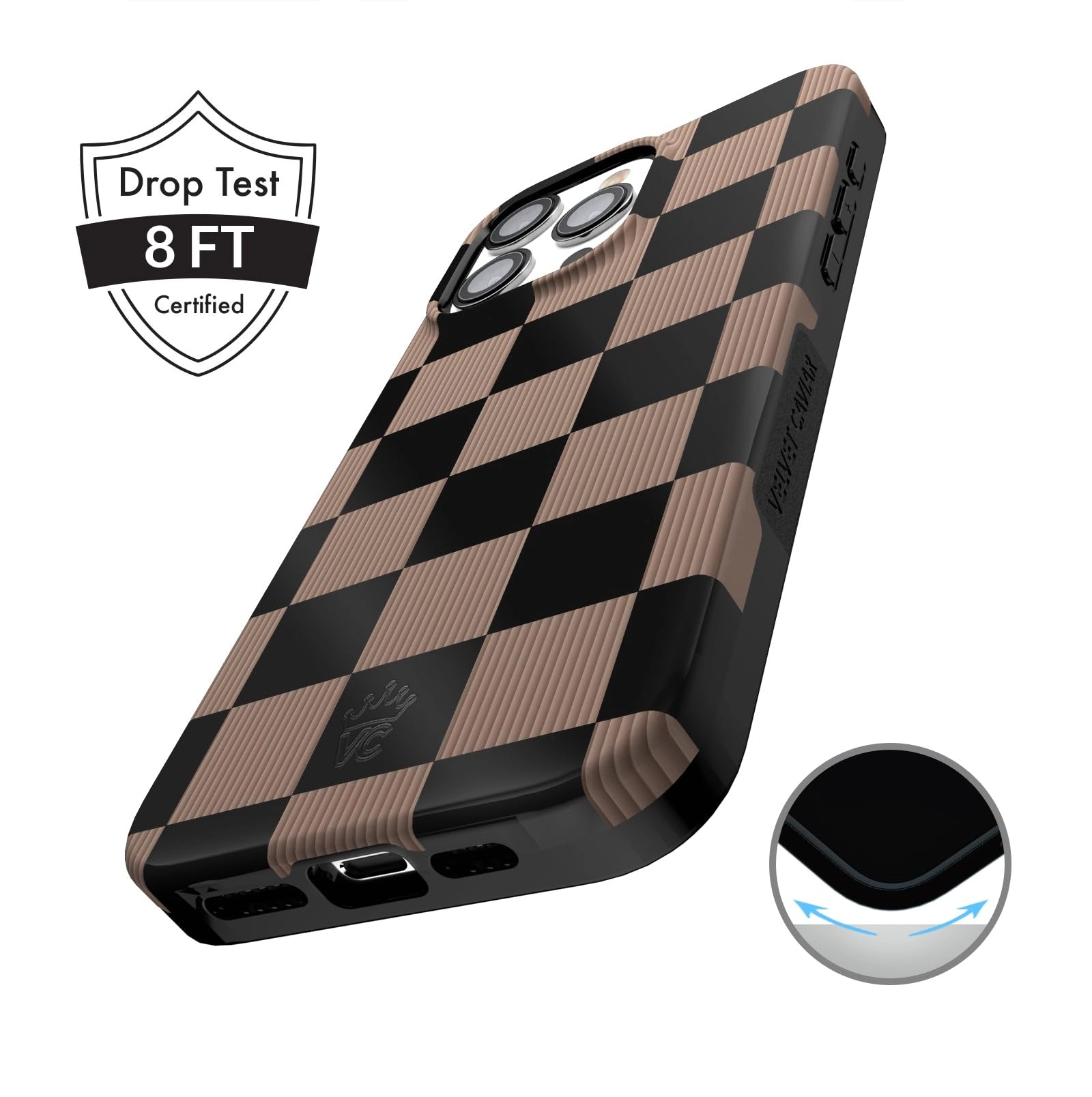 Checkered Basic Case with MagSafe for iPhone 13 Pro Max