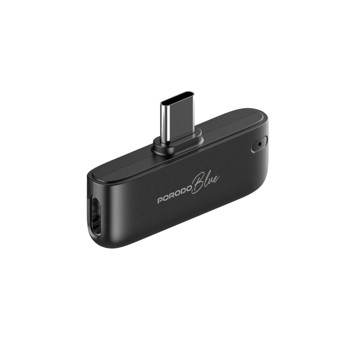 porodo Blue ClipMic Pro USB+Wireless Microphone