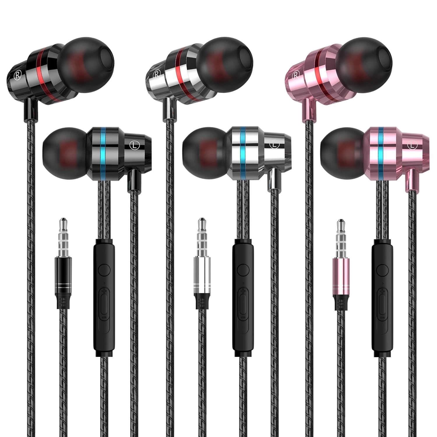 MUNSKT R&B headphone Wired Earbud Pack