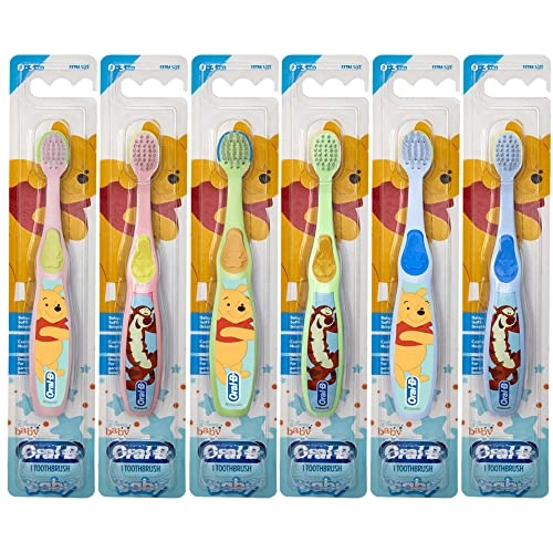 Baby Manual Toothbrush - Extra Soft 6-Piece Pack