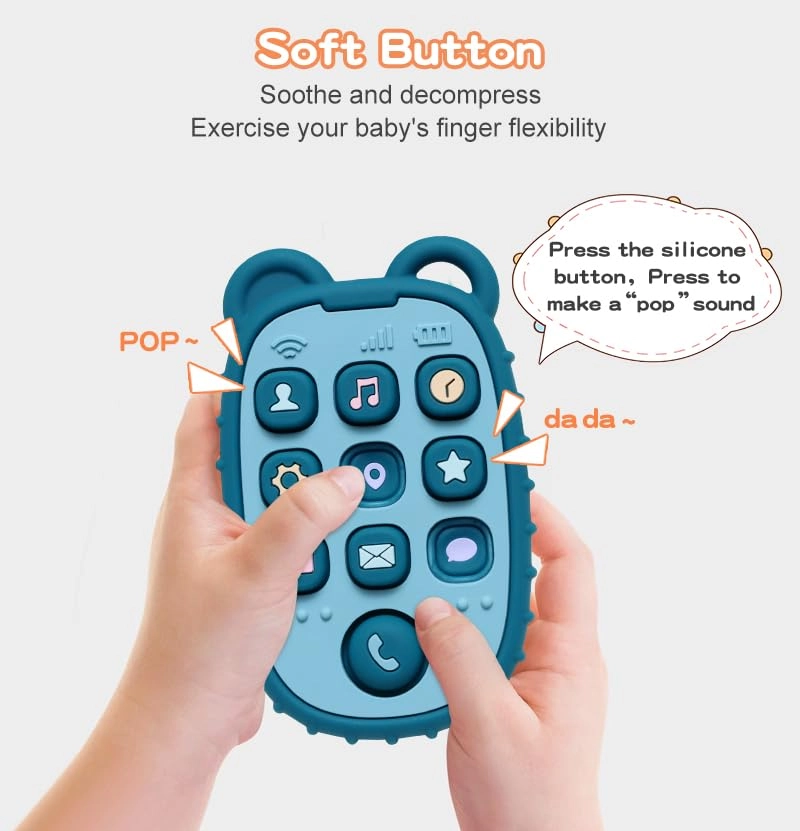 Remote Control Teether - Silicone + Phone Teether