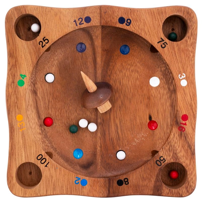 350490 - Wooden Zipline Wheel Game of Chance