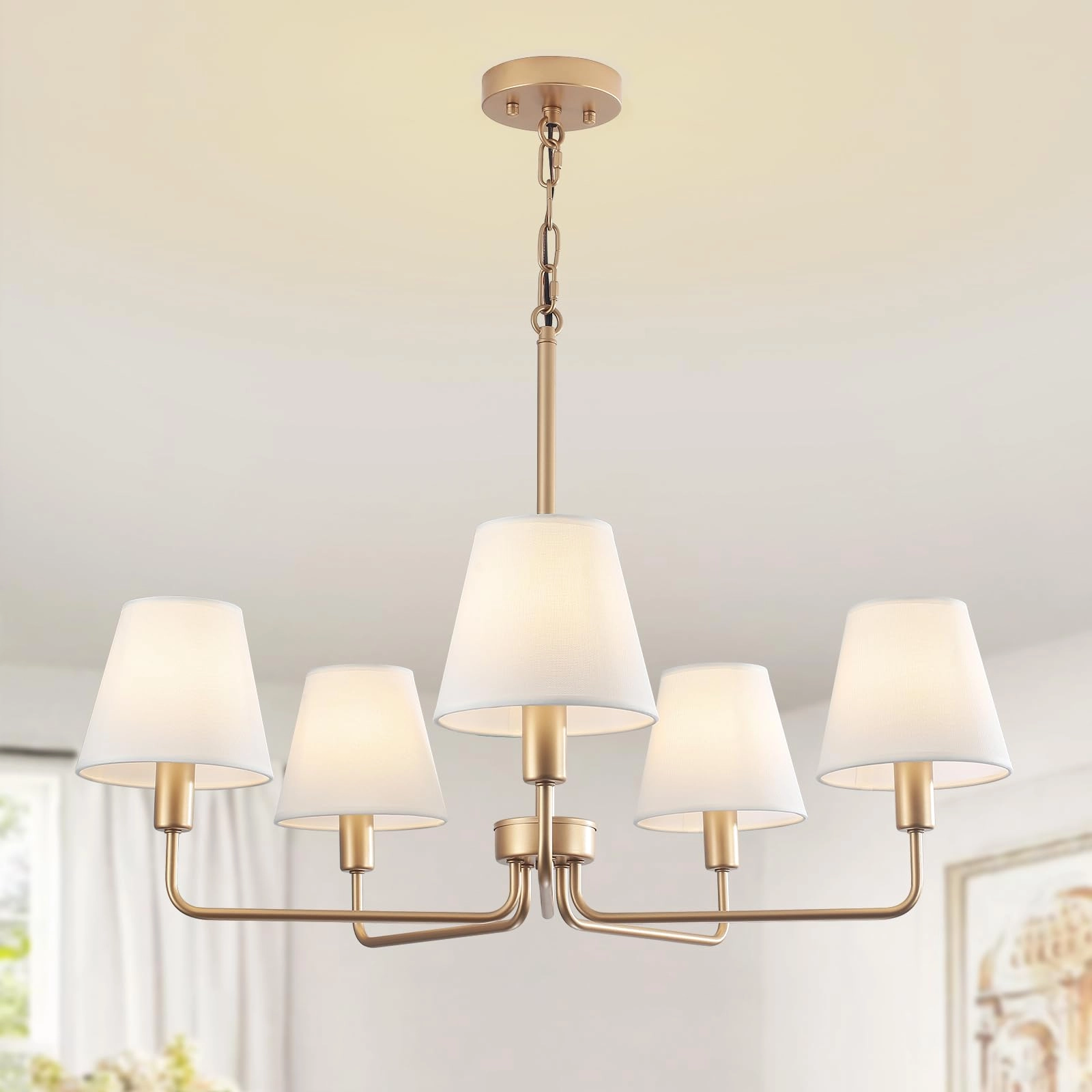 Webfkh Farmhouse Chandelier - 49.21 inches