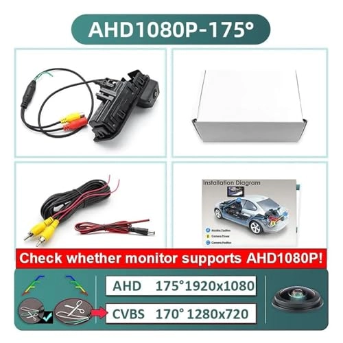 GAF-LS8008 - Top Starlight Night Vision Wire AHD 1080P or 720P