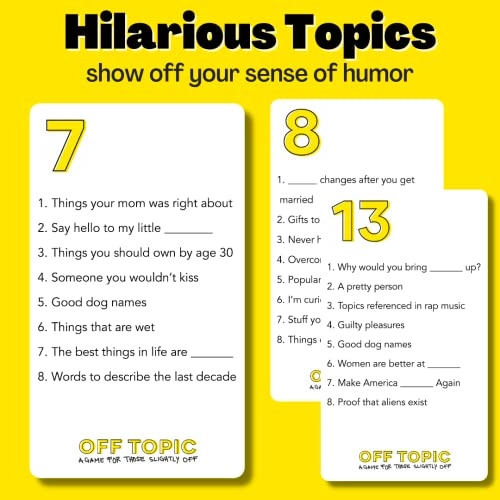 Card Game - for Those Slightly Off - 15 years and up