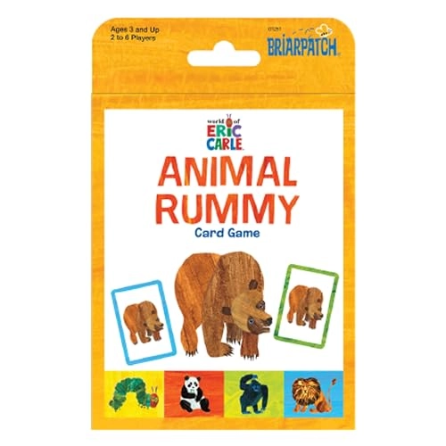 The Very Hungry Caterpillar Animal Rummy Card Game - 48 Jumbo Cards