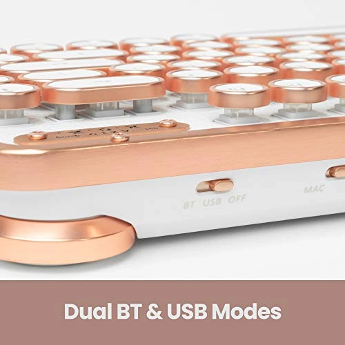 Retro Compact Keyboard - Wired/Wireless