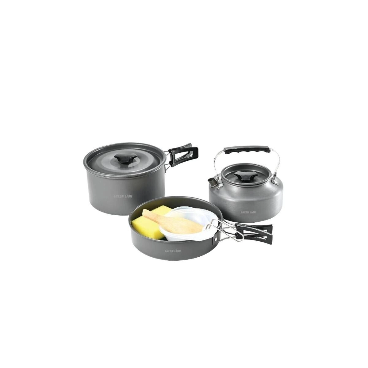 Tradeo 10-in-1 Camping Cookware Set - 600 ml 1.2L