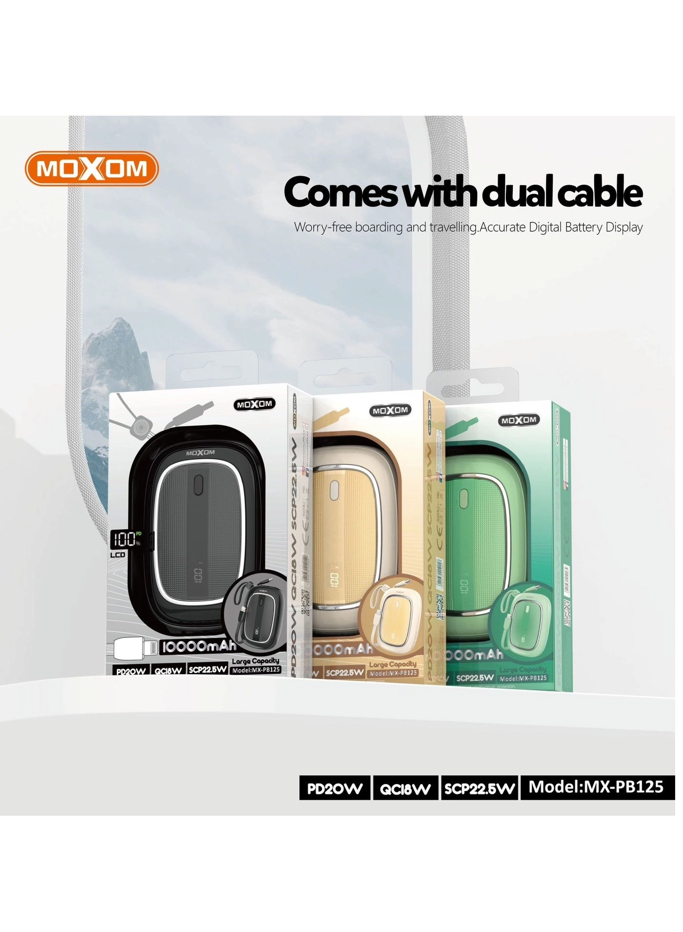 MX-PB125 - 10000mAh PD20W