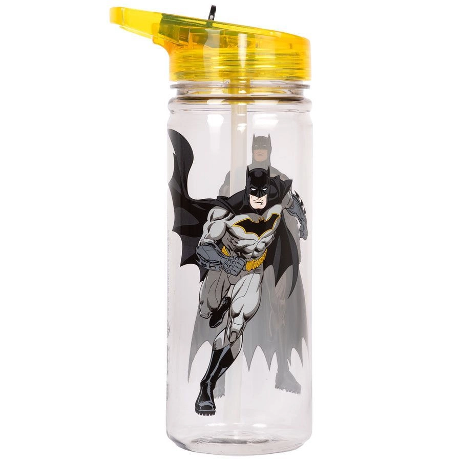 FRINGOO Batman Water Bottle - Leakproof Straw - 580 ml
