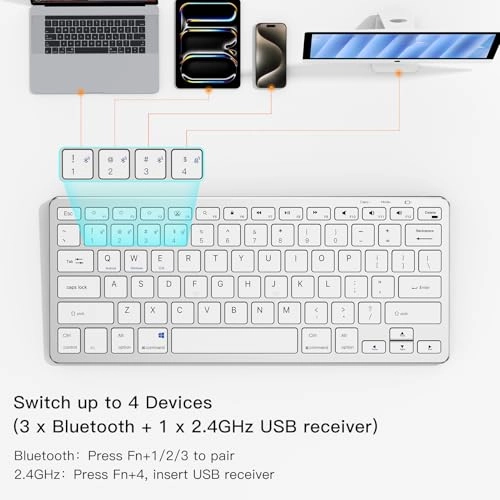 Foldable Bluetooth Keyboard - Wireless