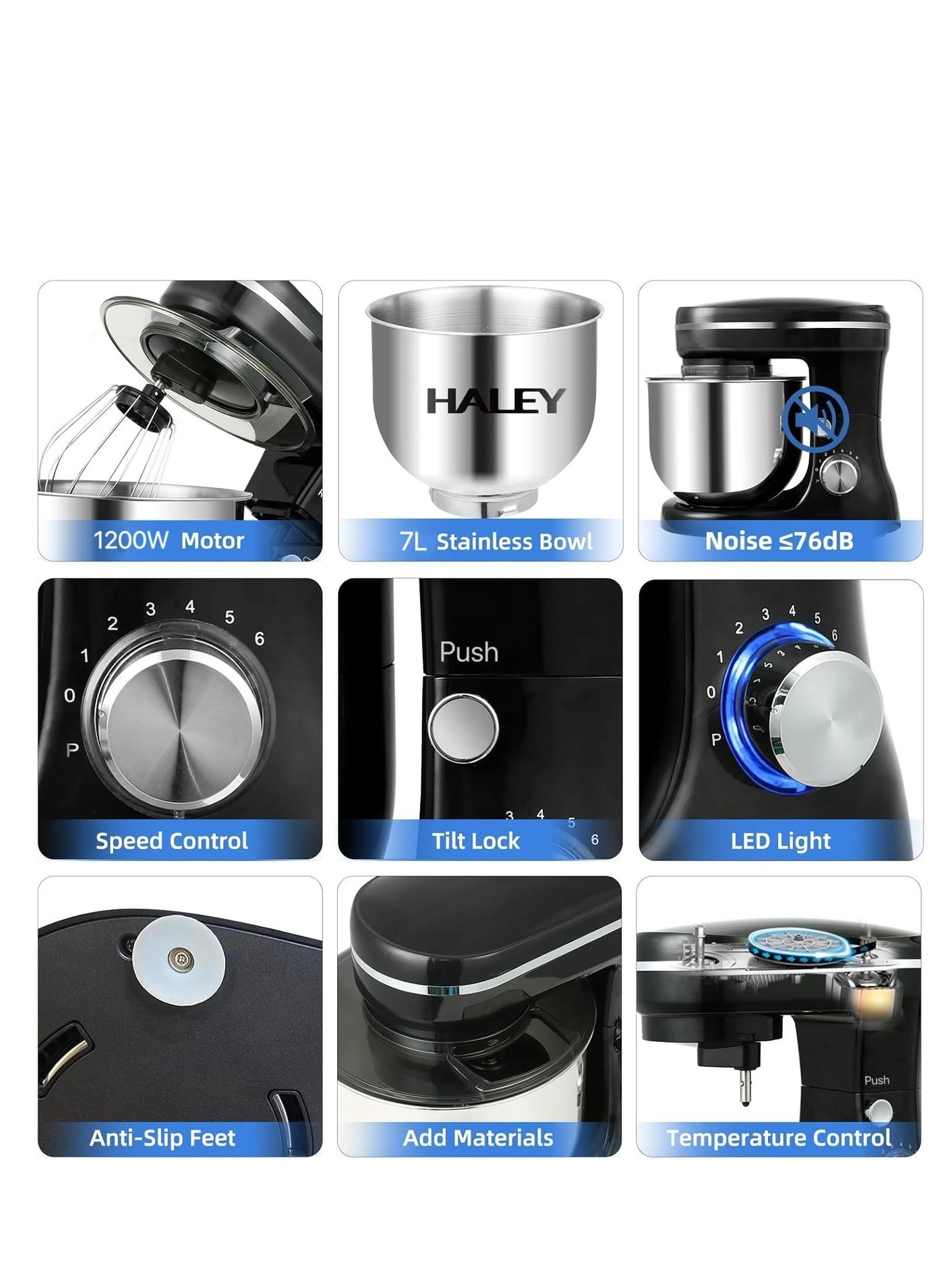 Stand Mixer - 6L 1200W