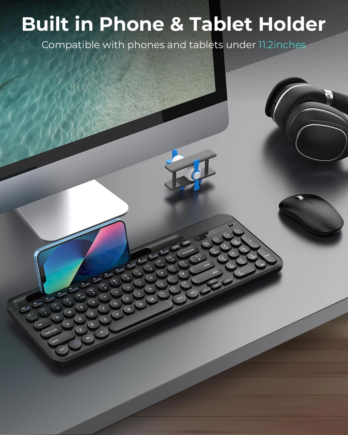 Wireless Keyboard Mouse Combo - UK Wireless