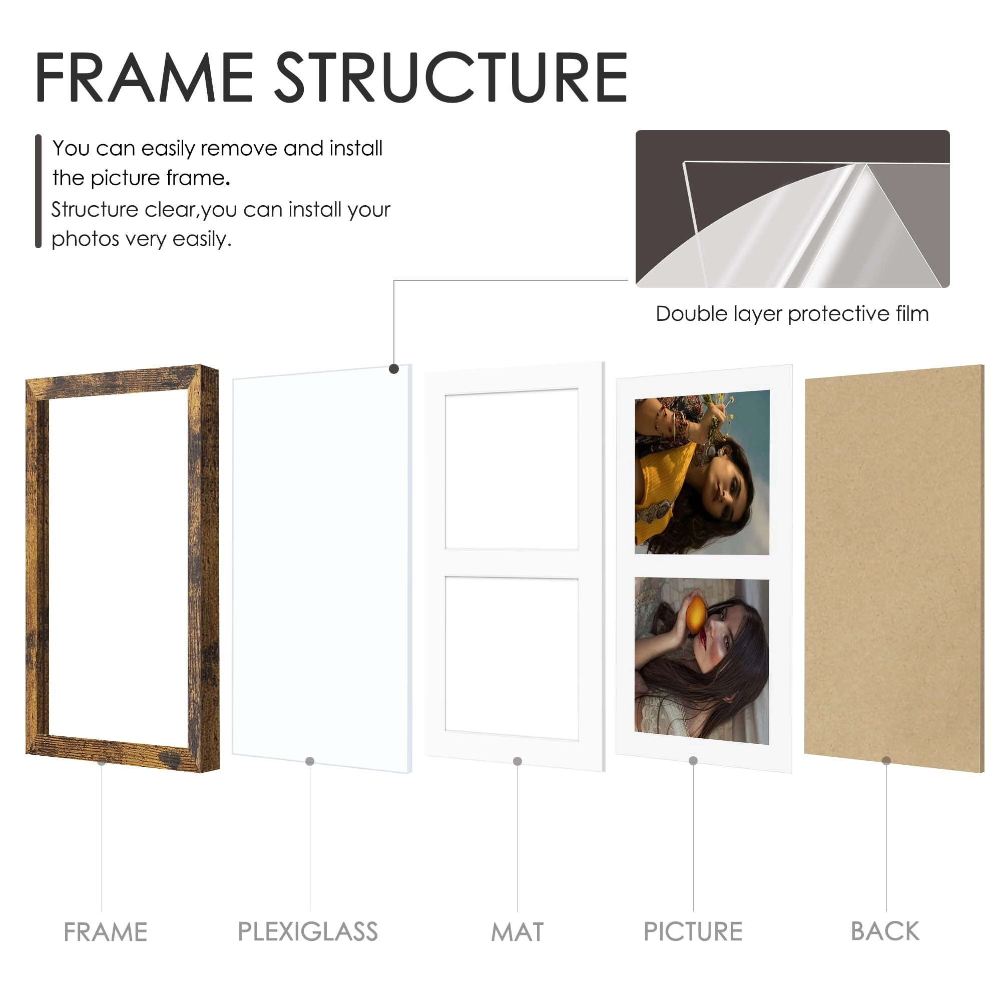 Double 5x7 Picture Frame