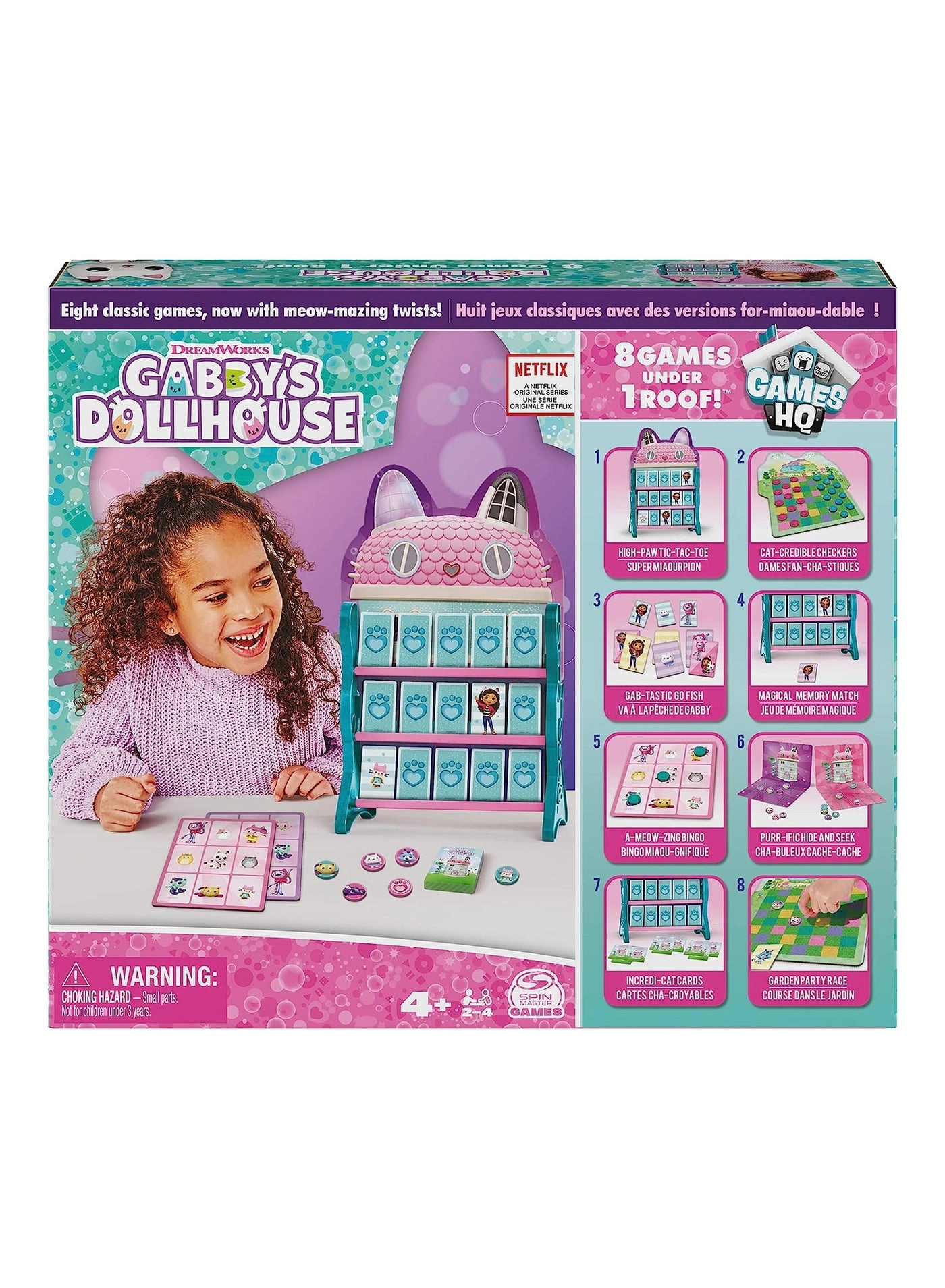 Gabby's Dollhouse Games HQ - 8-in-1