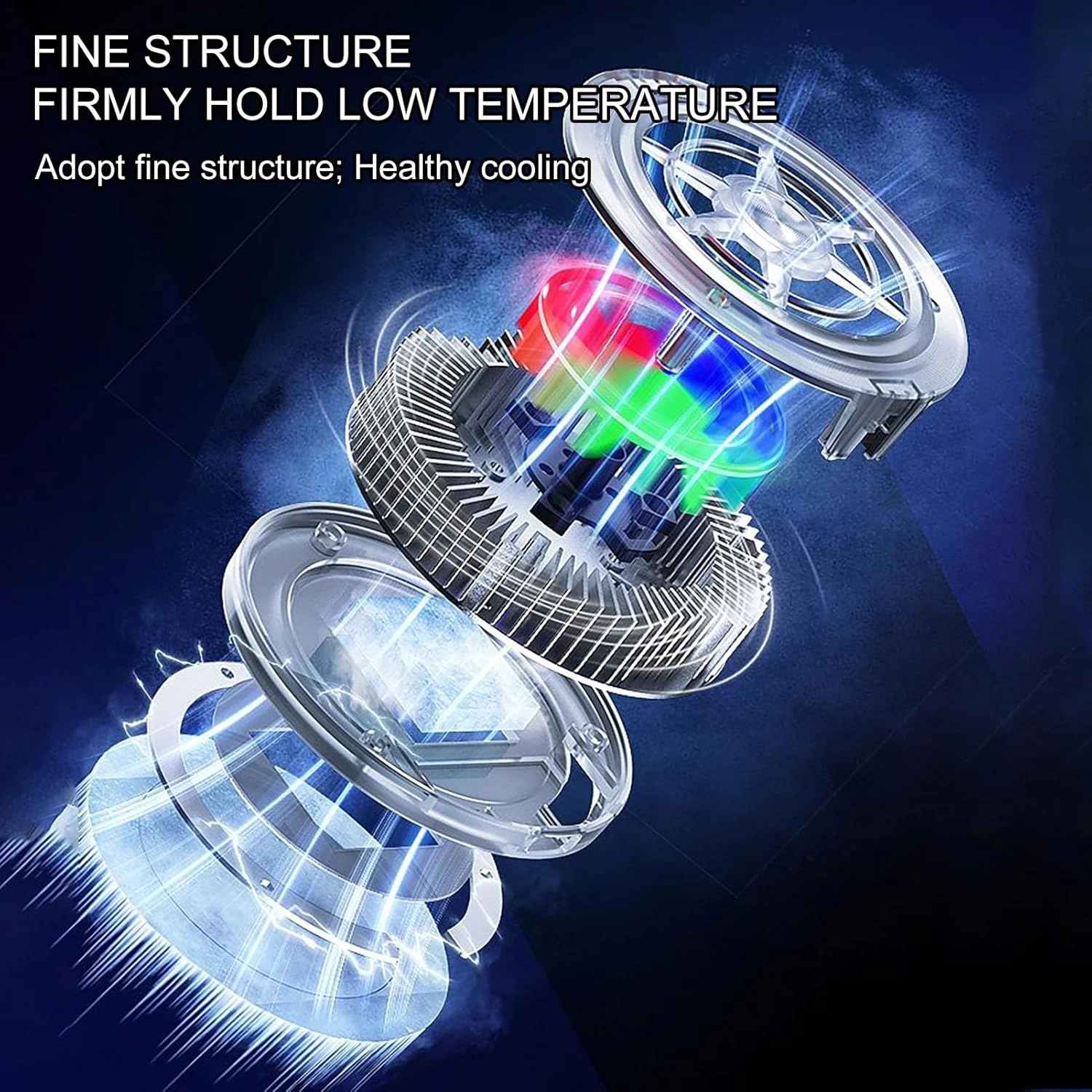 Phone Cooling Fan - Magnetic RGB USB Cooling