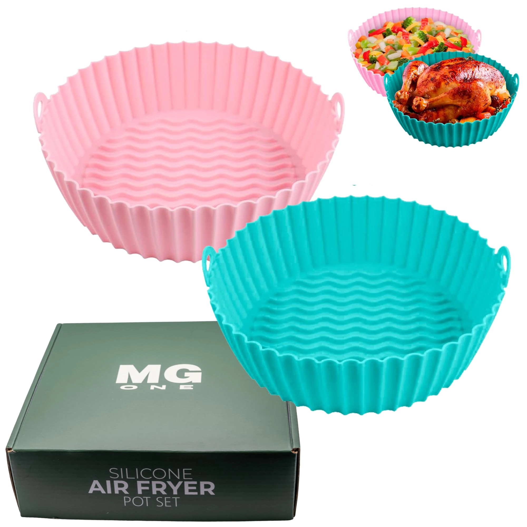 Silicone Air Fryer Liners - 2-Pack