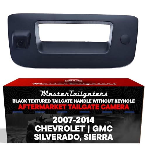 Master Tailgaters Tailgate Handle with Backup Camera Replacement + Key Hole Plug